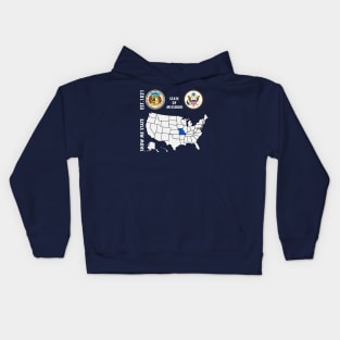 State of Missouri Kids Hoodie